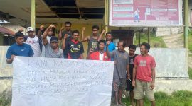 Warga Dedeta demo Pj. Kades.