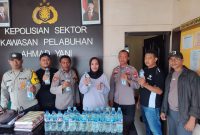 Polsek Pelabuhan Ahmad Yani amankan Miras.