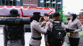 Kapolres Ternate buka trandisi bintara remaja 2025.(humas).