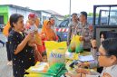 Polda Malut gelar gerakan pangan murah.(foto/humas)