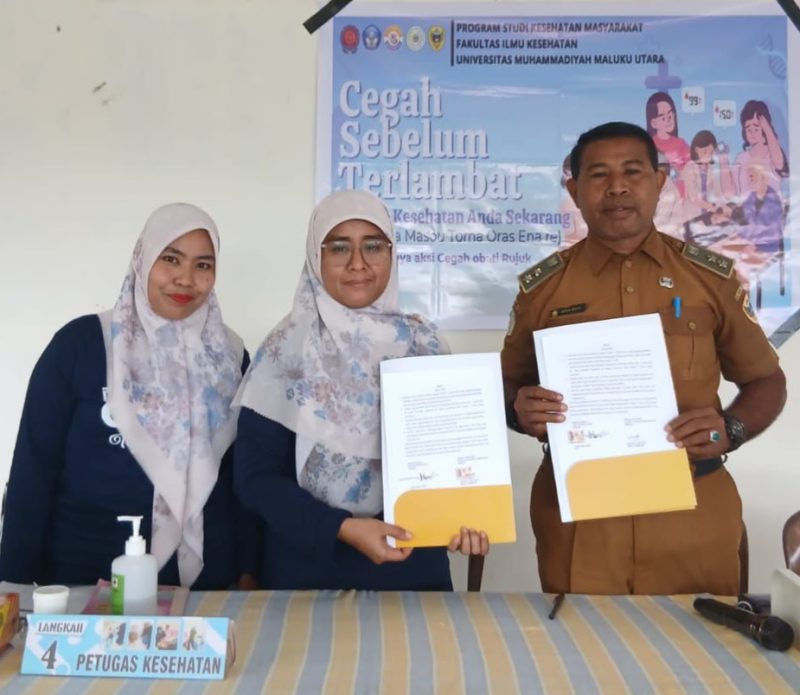 Fikes UMMU teken kerja sama dengan Kelurahan Tosa sebagai Kelurahan binaan.