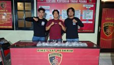 Sat Reskrim Polres Ternate amankan Miras.(foto/humas).