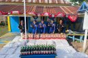 Polairud Pulau Taliabu amankan minuman beralkohol.(foto/humas).
