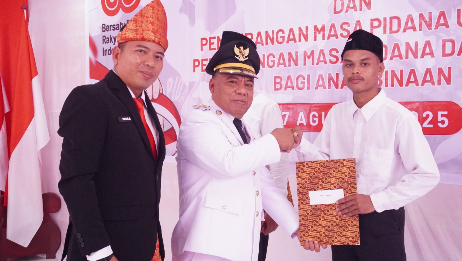 Ratusan Warga Binaan Lapas Kelas IIB Tobelo Terima Remisi HUT RI Ke-80