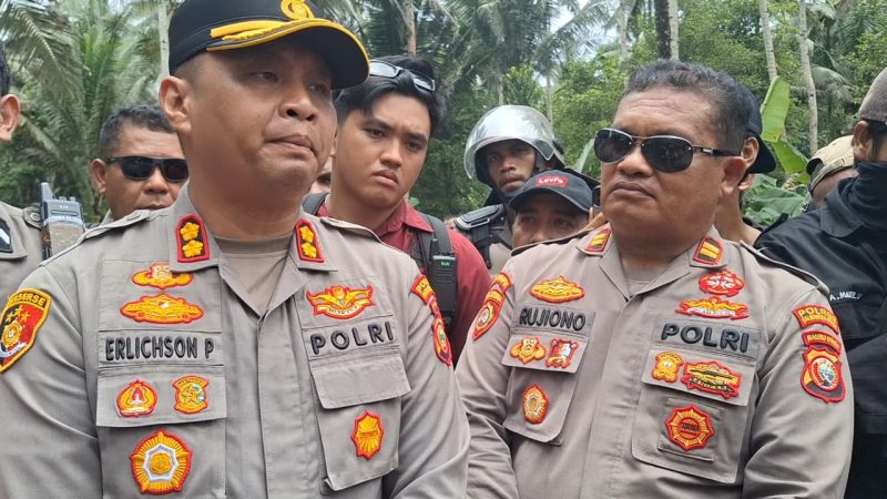 Kapolres Halut Erlich song Pasaribu. 