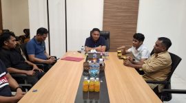 Pengurus Pemuda Muhammadiyah Halut bersama Kapolres. 