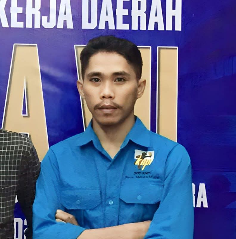 Ketua KNPI Halut, Fuji Pangandro