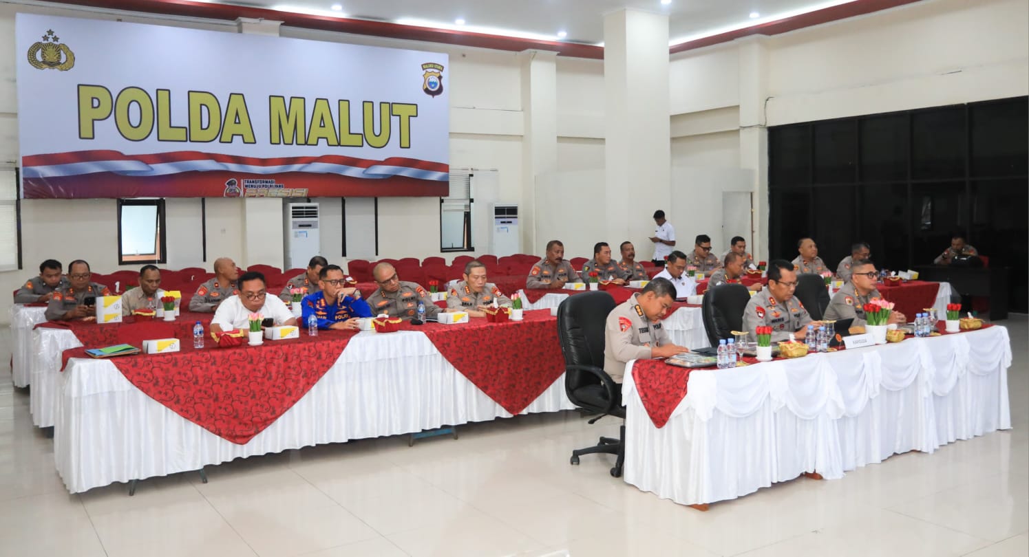 Kapolda Malut Ikuti Arahan Kapolri, Waspada Kelompok Anarkis, Tindakan Harus Tegas Dan Terukur