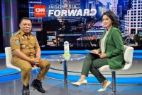 Bupati Halut Dr. Piet Hein Babua, di undang CNN. 