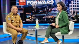 Bupati Halut Dr. Piet Hein Babua, di undang CNN. 