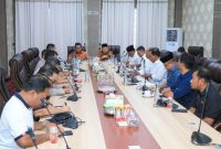 Pertemuan Pemprov dan Polda Malut bahas strategi jelang aksi. 