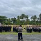 Personil Polres Haltim gelar apel 