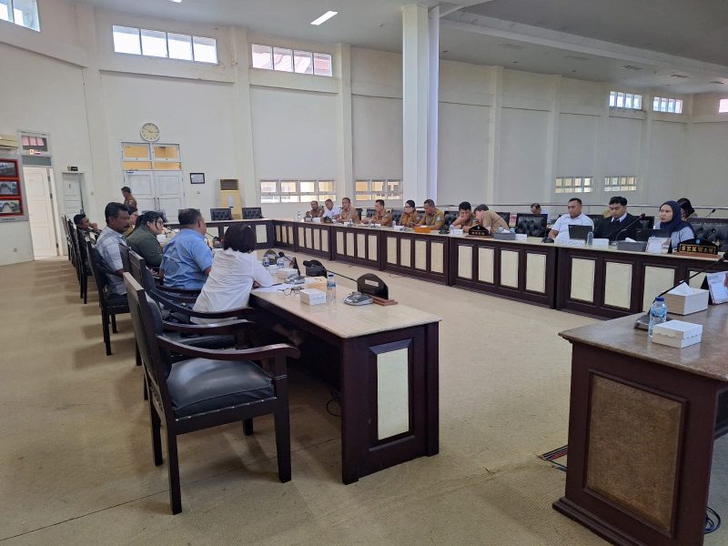 Komisi III DPRD Halut dengan mitra kerja