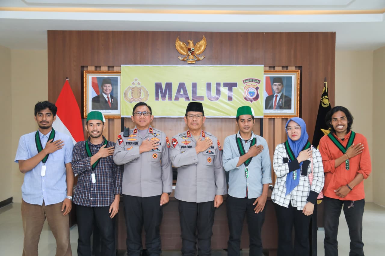 Kapolda Malut Terima Silaturahmi Badko HMI, Tegaskan Komitmen Jaga Aksi Damai Dan Tertib