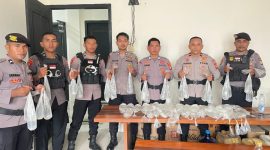Sat Samapta Polres Haltim amankan Miras jenis Cap Tikus. 