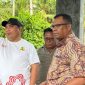 Wakil Bupati didpunggi Kadis PUTR meninjau lokasi RS PKU Muhammadiyah Galela. 