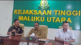 Wabup Halut Dr. Hi. Kasman Hi. Ahmad temui Asdatun Kejati Malut. 