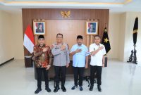 Pengurus IKA PMII Malut silaturahim dengan Kapolda Malut. 