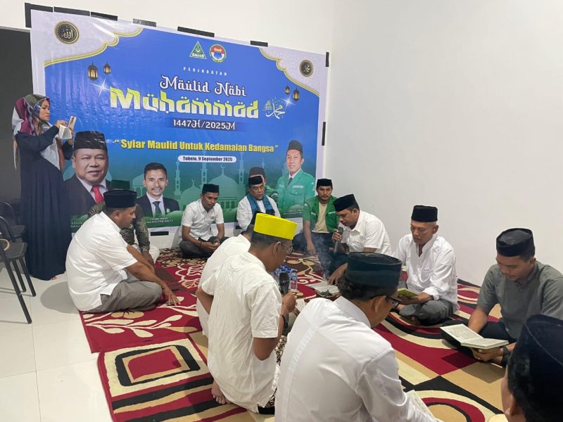 GP Ansor dan IKA PMII Halut peringati Maulid Nabi Muhammad SAW.