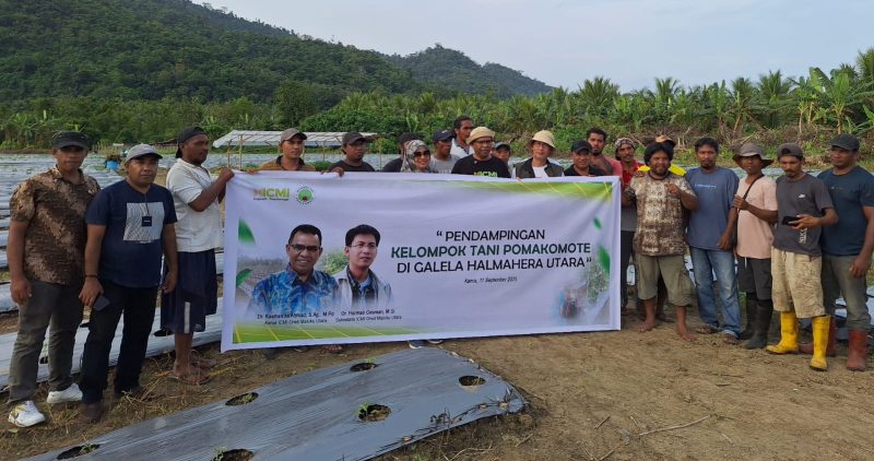 Orwil ICMI Malut buat pendampingan kepada Gapoktan Pomakomote Galela. 