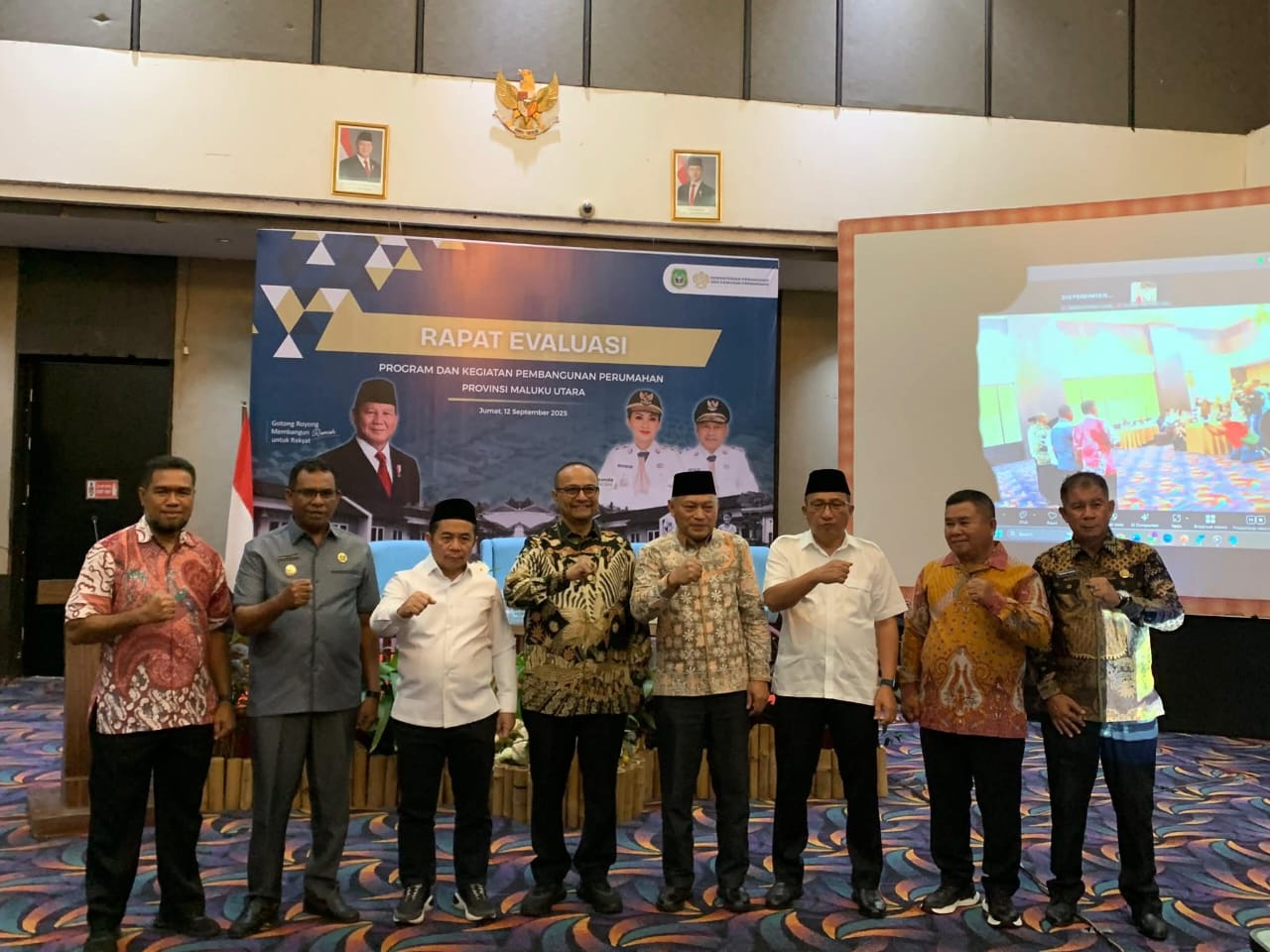 Wabup Halut Hadiri Rapat Evaluasi Program Pembangunan Perumahan Provinsi Malut, Dorong Akselerasi Hunian Layak