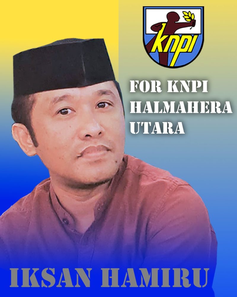 Calon Ketua DPD KNPI Halut, Iksan Hamiru.