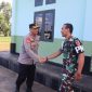 Kapolres Halut AKBP Erlichson Pasaribu, jalin silaturahim ke Subdenpom XV/1-1 Tobelo