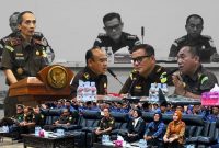 Kejati Maluku Utara melakukan sosialisasi pencegahan korupsi pengadaan barang dan jasa bersama OPD Pulau Morotai