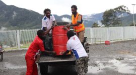 Pengantara BBM ke Distrik Kenggime dan Balingga.(istimewa)