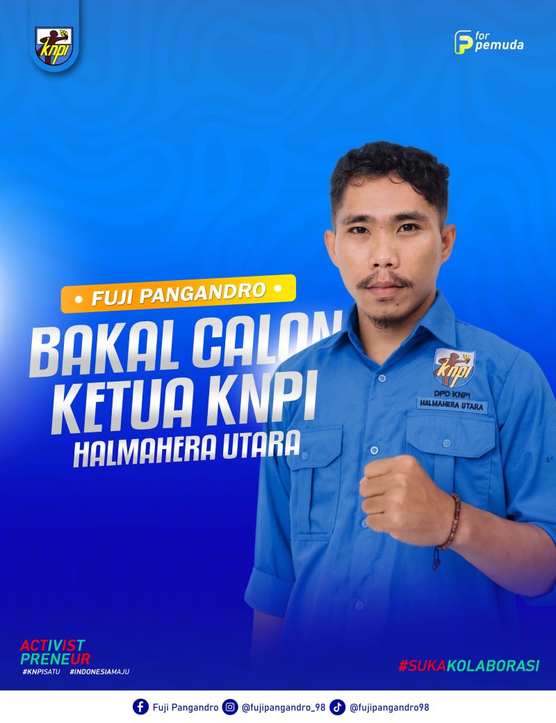 Bakal Calon Ketua KNPI Halut, Fuji Pangandro
