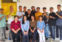 Mahasiswa Unhena tata muka dengan pengurus PWI Halut