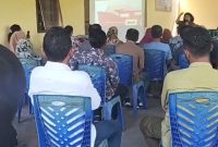 PT. NICO gelar sosialisasi pancang dan perekrutan tenaga kerja di Kecanatan Galela Barat.