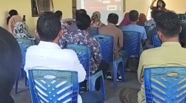 PT. NICO gelar sosialisasi pancang dan perekrutan tenaga kerja di Kecanatan Galela Barat.