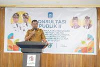 Wakil Bupati Dr. Hi. Kasman Hi. Ahmad, buka kegiatan konsultasi publik II KLS-RPJMD 2025-2029