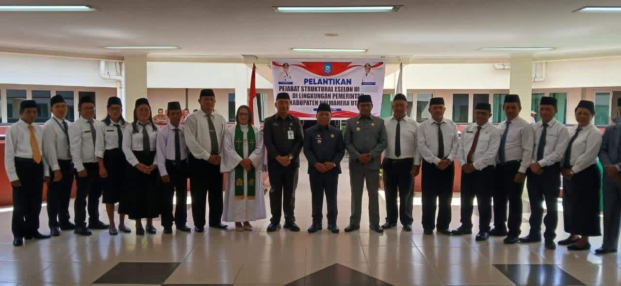 Resmi Lantik 14 Pejabat Eselon III, Ini Pesan Bupati Halut