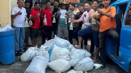 Polres Ternate amankan ribuan botol Miras jenis Cap Tikus.(foto/humas)