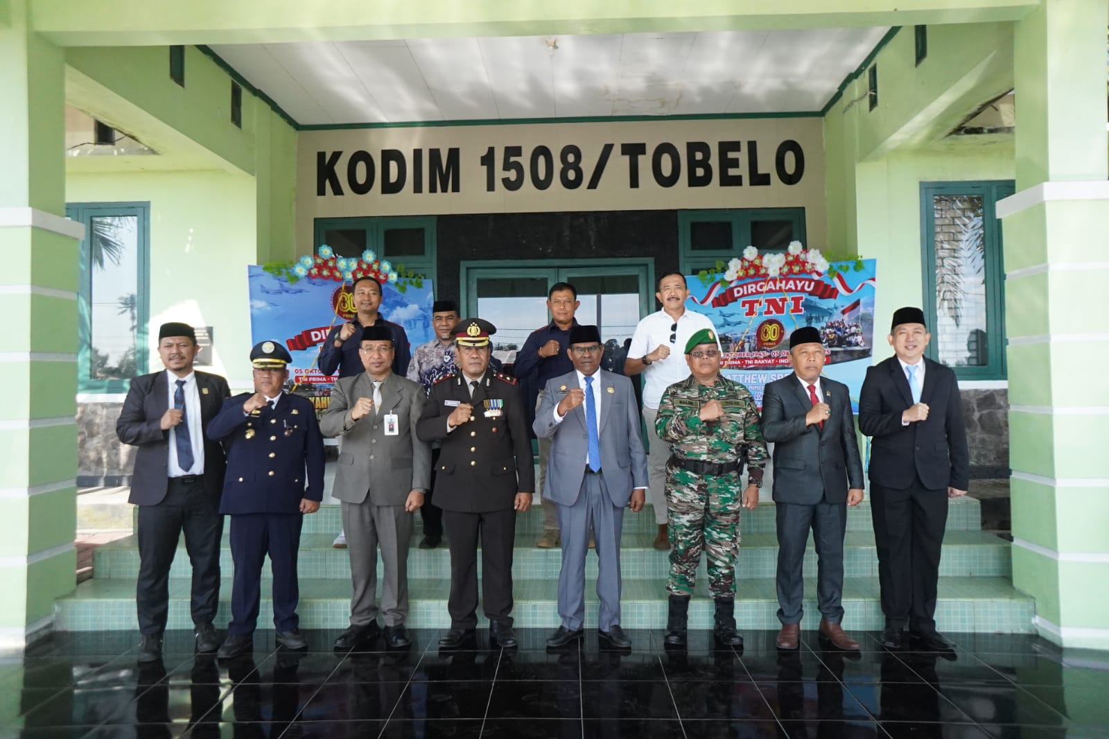 Kodim 1508/Tobelo Gelar Upacara HUT Ke-80 TNI