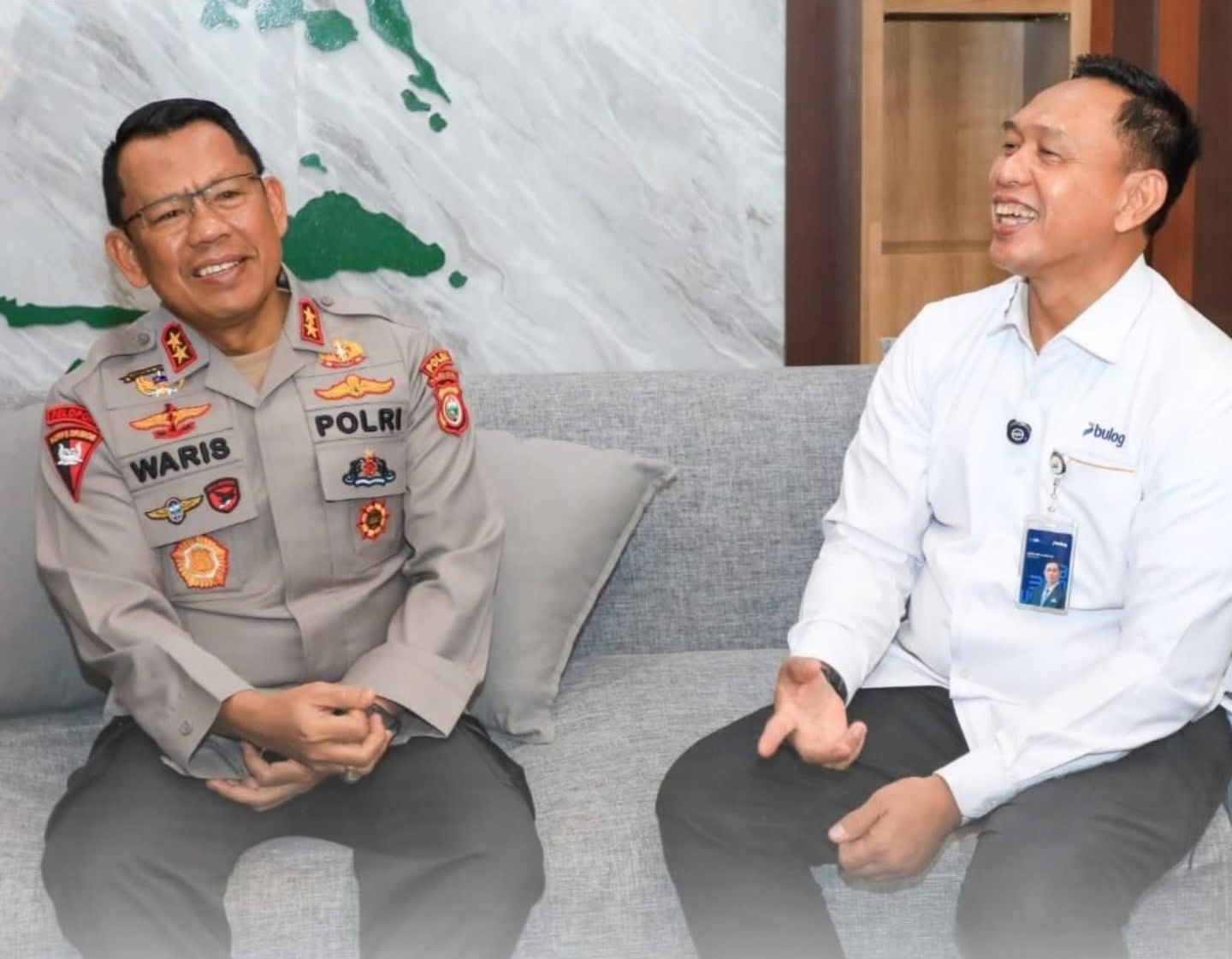 Kapolda Malut Terima Dirut Bulog, Enam Gudang Baru Siap Dibangun, Fokus Dorong Kemandirian Pangan Daerah