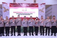 Sejumlah Kapolres di Maluku Utara hadiri gelar operasional triwulan III tahun 2025, yang diselenggarakan di Halsel.(red) 