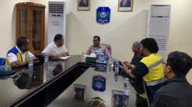 Wakil Bupati Halut, Dr. Hi. Kasman Hi. Ahmad, terima kunjungan dari BWS Malut.