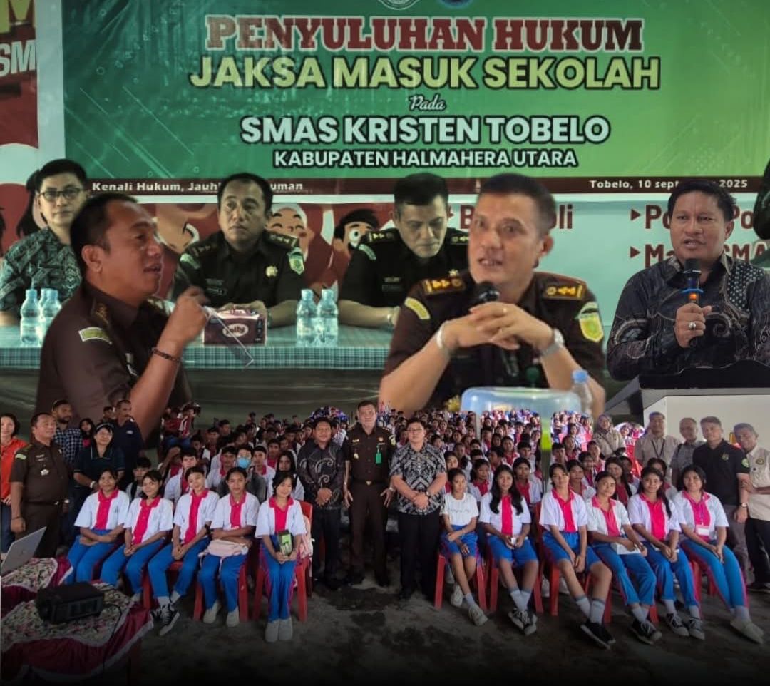 Kejati Malut Berikan Edukasi Kepada Pelajar SMA Kristen Tobelo