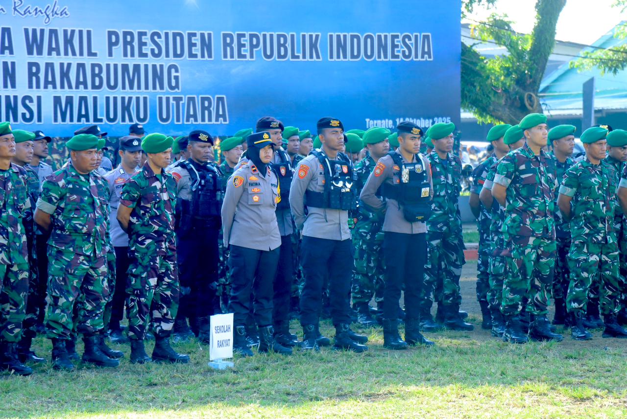 Polda Malut Kerahkan 1.250 Personel Amankan Kunjungan Wapres ke Maluku Utara