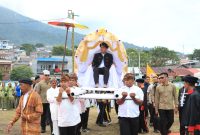 Wakil Presiden RI, Gibran Rakabuming Raka, menghadiri hajatan kesultanan Ternate Legu Tara No Ate.(foto/istimewa)