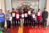 Rutan Kelas IIB Soasio resmi bebaskan 8 masyarakat adat Maba Sangaji.(foto/istimewa) 