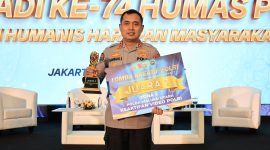 Polda Malut raih juara 1 lomba kreatif tingkat nasional.(foto/humas) 