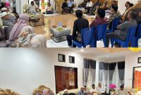 Rapat pembentukan panitia Milad Muhammadiyah ke-113 tahun, di kediaman Wakil Bupati Halut.(foto/istimewa)