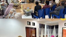 Rapat pembentukan panitia Milad Muhammadiyah ke-113 tahun, di kediaman Wakil Bupati Halut.(foto/istimewa)