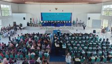 Unipas Morotai menggelar wisuda di Islamic Center.(foto/istimewa)