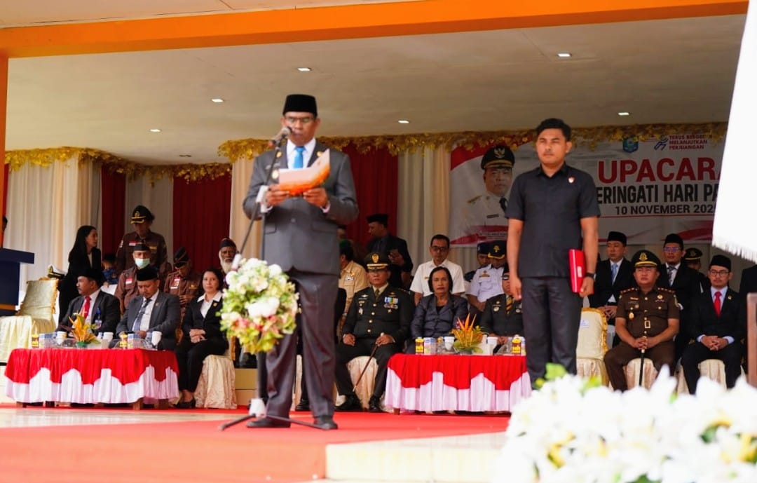 Jadi Irup Di Hari Pahlawan Nasional, Wabup Halut : Kemerdekaan Tak Jatuh Dari Langit