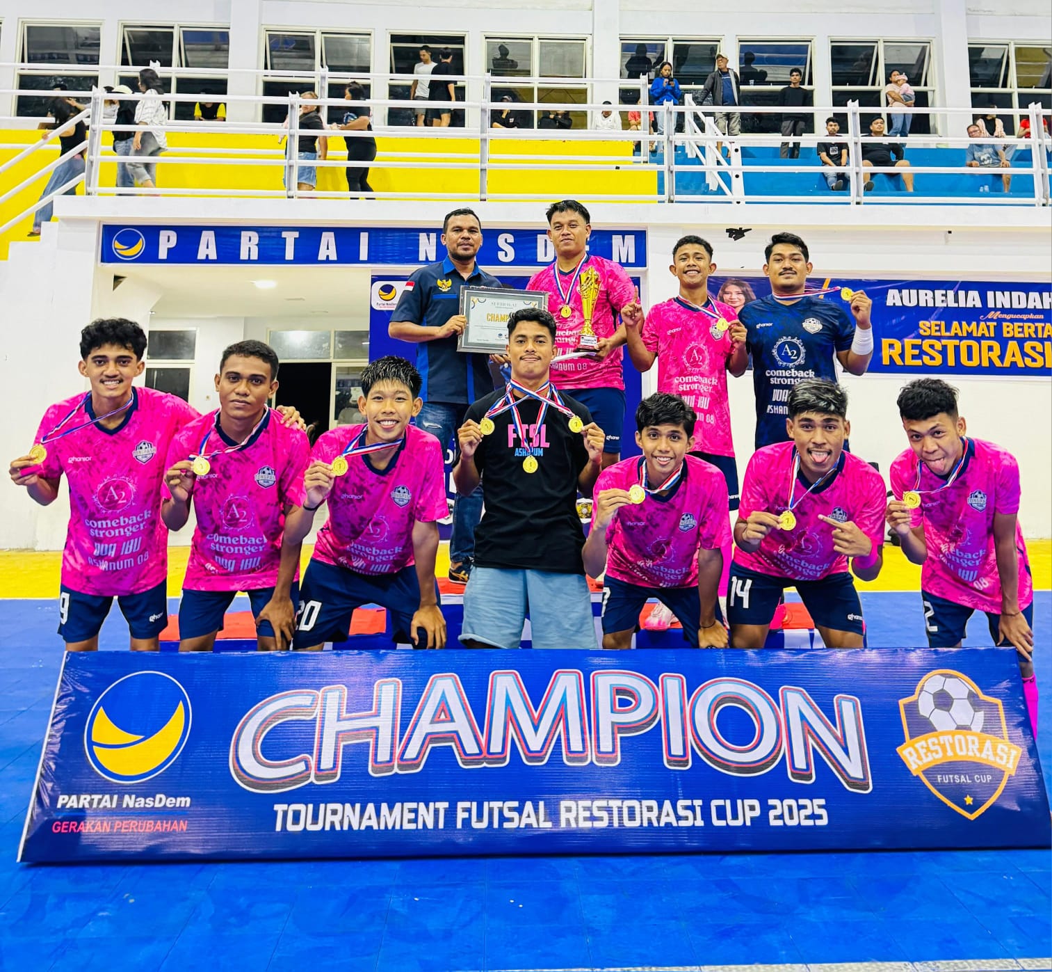 Sukses Gelar Restorasi Futsal Cup I, Nuku : Saya Akan Dorong Talenta Muda Halut